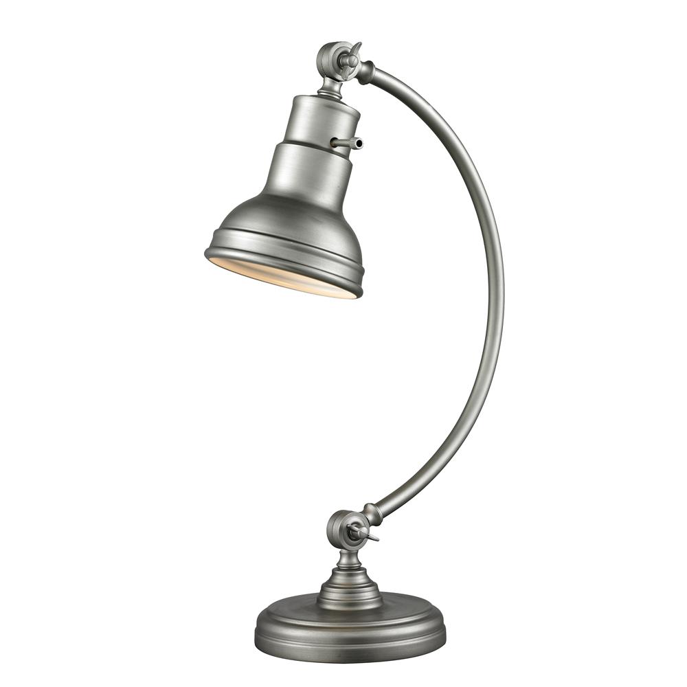 Z-Lite TL119-BS Ramsay 1 Light Table Lamp in Burnished Silver